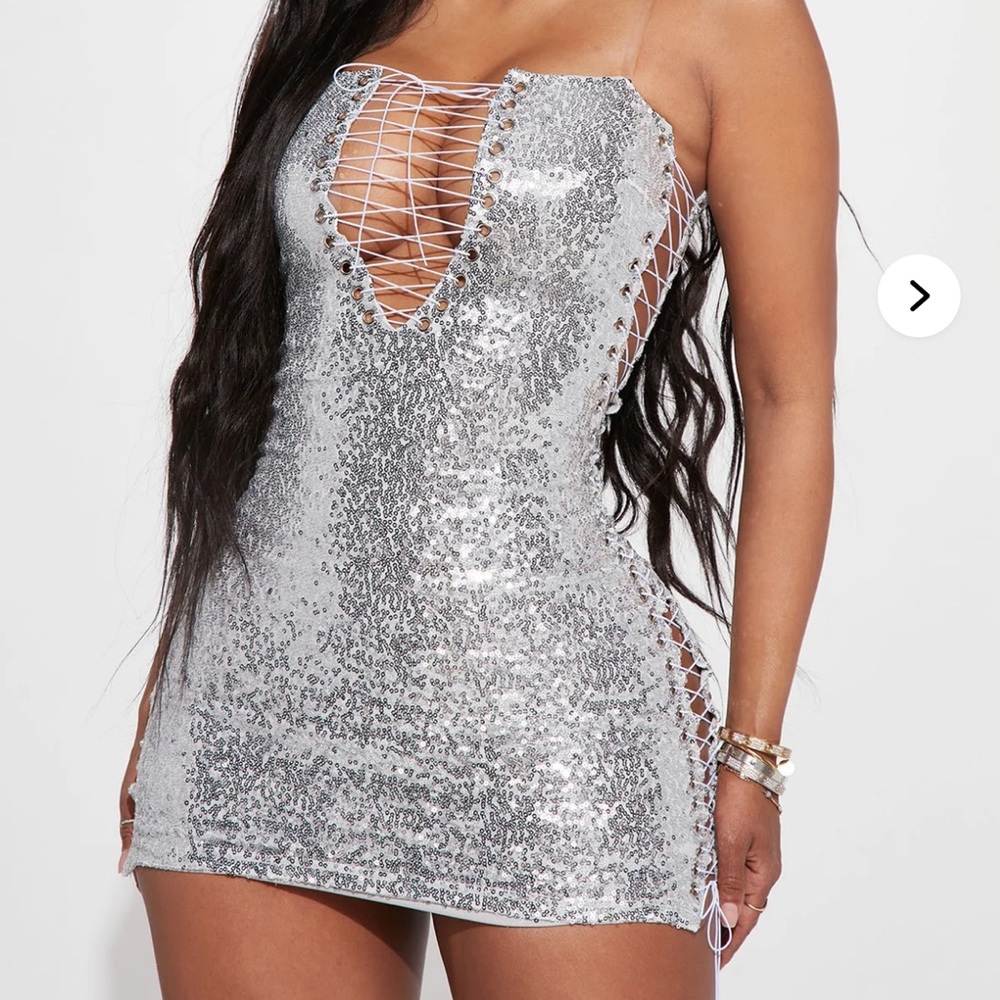 SOLD OUT - Fashion Nova After Party Chic Sequin Mini Dress